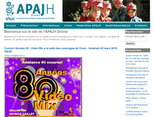 Tablet Screenshot of apajh-drome.org